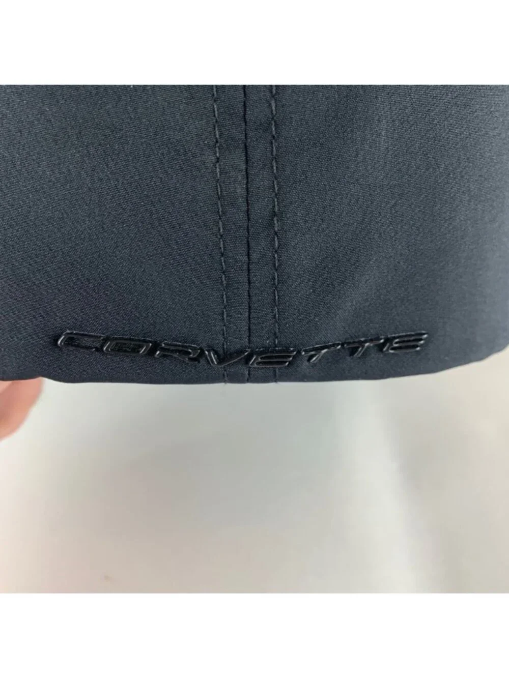 Chevrolet Corvette Black Cruisin Sports Stretch Fitted Hat Mens One Size - Picture 4 of 6